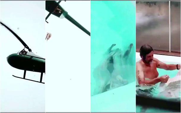 Álvarez Castillo: nuevo video muestra al cordero cayendo y al empresario en la pileta