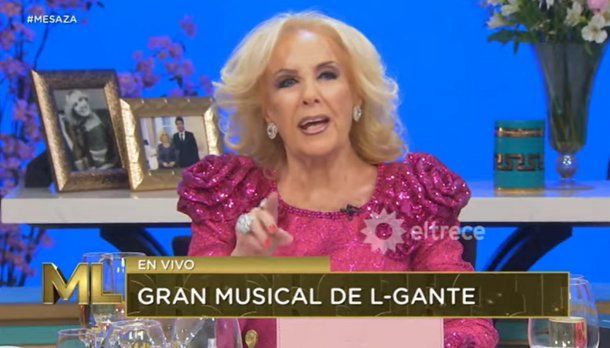 Mirtha Legrand cantó El Abecedario al ritmo de L-Gante