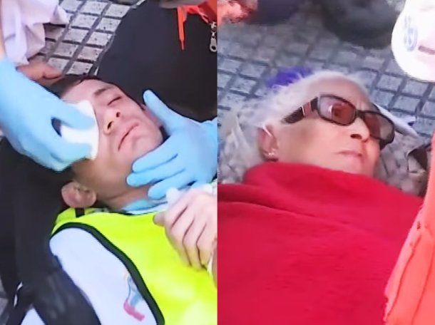 Otra vez represión en la marcha de jubilados en Congreso: hay dos heridos
