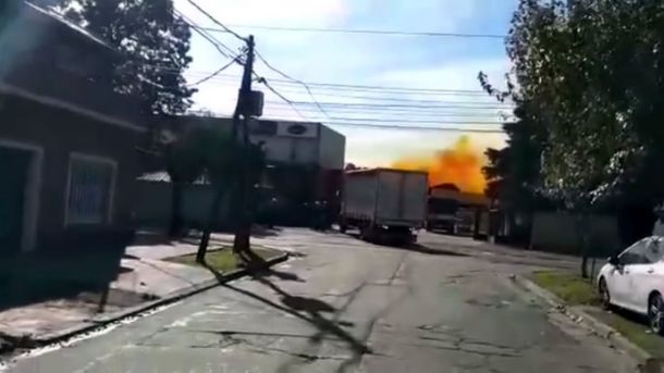 Una nube anaranjada invadió Villa Bosch: ¿qué la produjo?