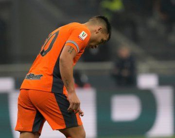 Lautaro Martínez erró un penal e Inter se despidió de la Copa de Italia
