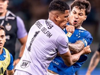 Batalla campal entre Cruzeiro y Atlético Mineiro con argentinos como protagonistas