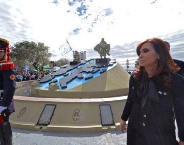 Homenaje de CFK a los caídos en Malvinas