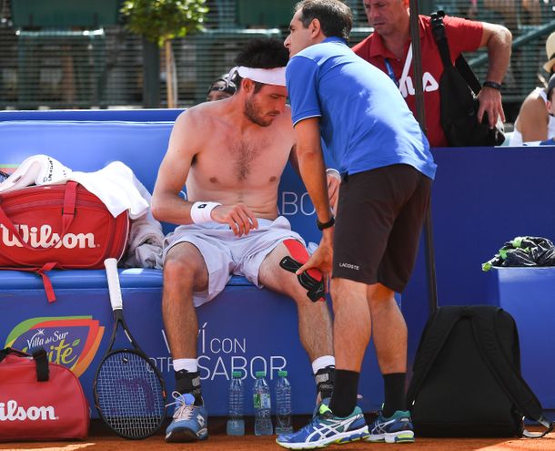 La lesión en la pierna hizo abandonar a Leo Mayer