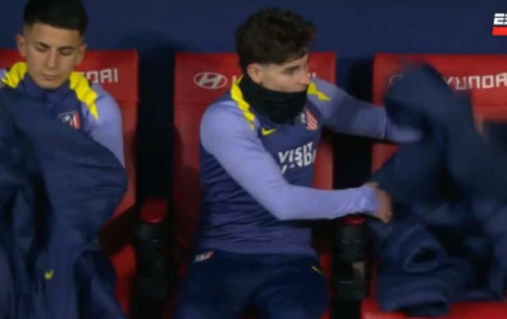 Polémica decisión del Cholo Simeone: Julián Álvarez y Thiago Almada salieron en el entretiempo