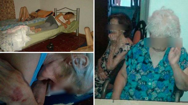 Indignación en Facebook por las fotos de abuelos maltratados y abandonados
