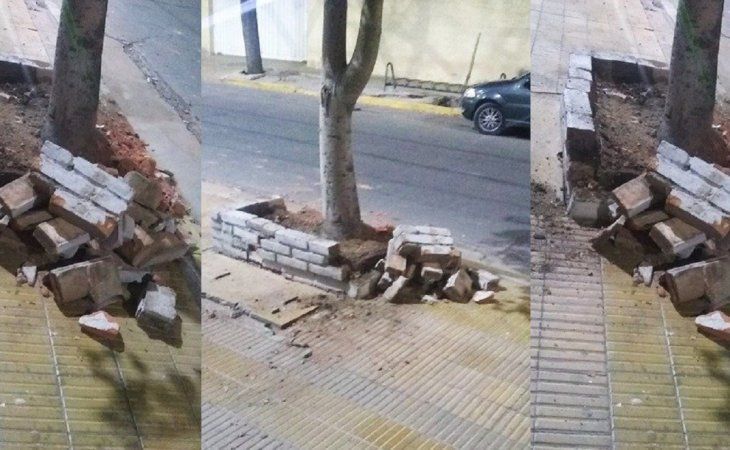 San Juan: conductor ebrio perdió el control de su auto y chocó frente a la Central de Policía