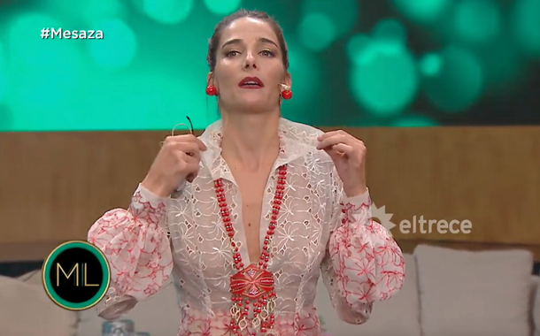 Juana Viale salió con una camisa transparente: esperan que Mirtha Legrand no haya infartado