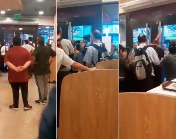 Cobarde y brutal ataque de un grupo antivacunas en un local de comidas rápidas en Quilmes