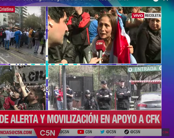 En vivo: las marchas a favor de Cristina Kirchner