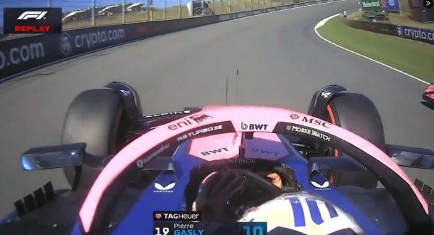 El reproche de Pierre Gasly a Franco Colapinto durante la FP3 en el GP de Países Bajos: qué pasó