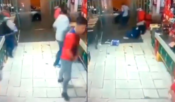 El comerciante disparó contra los delincuentes