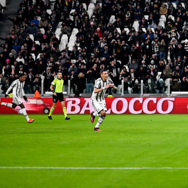 El gol de Ángel Di María en el empate de la Juventus