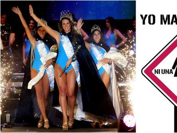 La actual Reina del Mar de La Feliz tuvo un entredicho con el colectivo Ni Una Menos