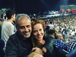 Jorge Rial y Agustina Kampfer. Jorge Rial y Agustina Kampfer.