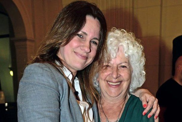 Nancy Dupláa junto a su madre Elsa Quatrocchi.