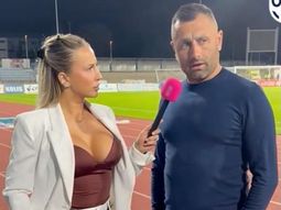 hablo la periodista que se volvio viral por una entrevista con un entrenador y sorprendio con su revelacion