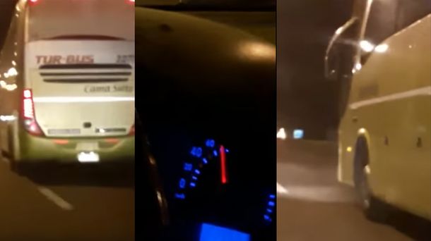 Escrachan a otro micro a 120 Km/h en Mendoza