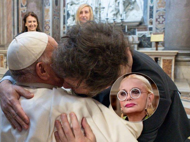 Carmen Barbieri durísima al ver el abrazo de Javier Milei con el Papa Francisco: ¿qué dijo?