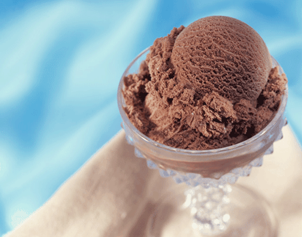 Helado chocolate