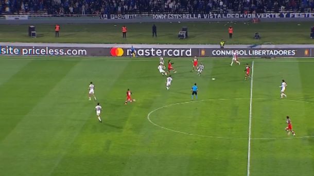 El tremendo pisotón de Lucas Suárez que vio la roja en Talleres vs River