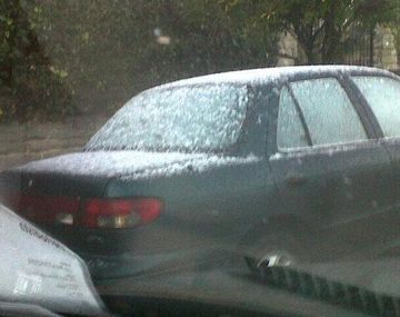 Mar del Plata amaneció con las marcas de la nevada