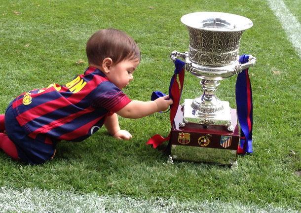 Las fotos del festejo íntimo de Shakira, Piqué y su bebé