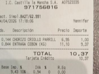 Ticket viral: mostró cuánto cuesta la carne argentina en Europa y causó indignación
