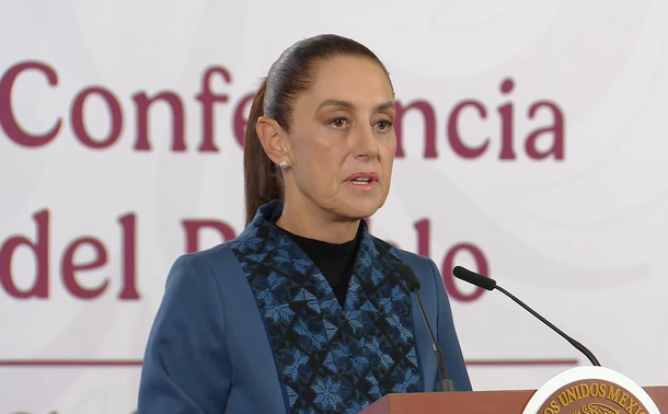 Claudia Sheinbaum no brinda la Mañanera del Pueblo este viernes.