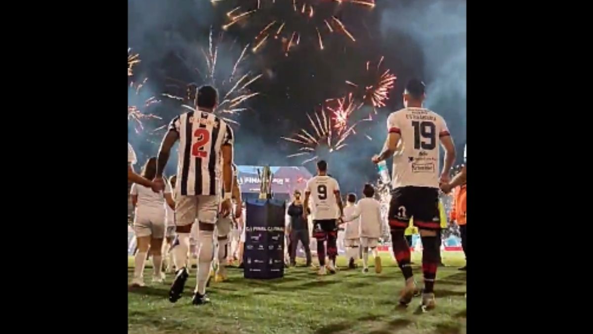 Así fue la impresionante apertura de la final de la Copa Argentina