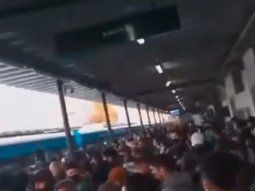 Caos en el tren Sarmiento por problemas técnicos