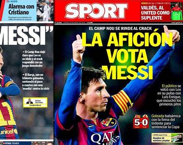 El Camp Nou habló y se inclinó a favor de Messi