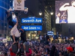asi fueron los festejos de los knicks en nueva york luego de salir campeones en la nba asi fueron los festejos de los knicks en nueva york luego de salir campeones en la nba