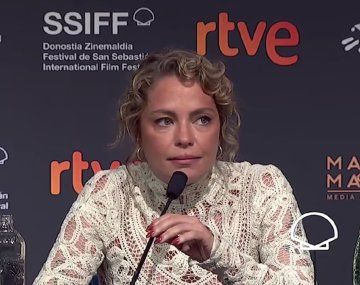 La crítica de Dolores Fonzi al gobierno de Milei en San Sebastián: Gente desalmada