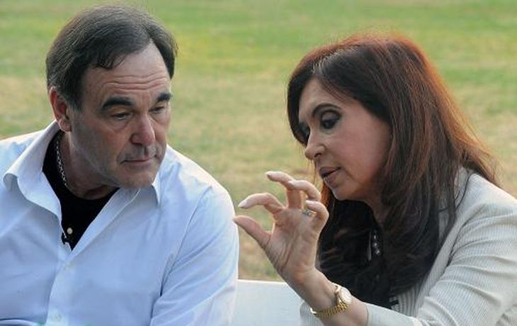 Oliver Stone y Cristina Kirchner