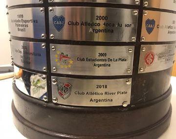 La placa con River campeón de la Copa Libertadores 2018