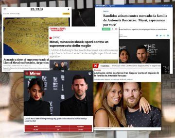 Así reflejó la prensa mundial la amenaza narco a Messi