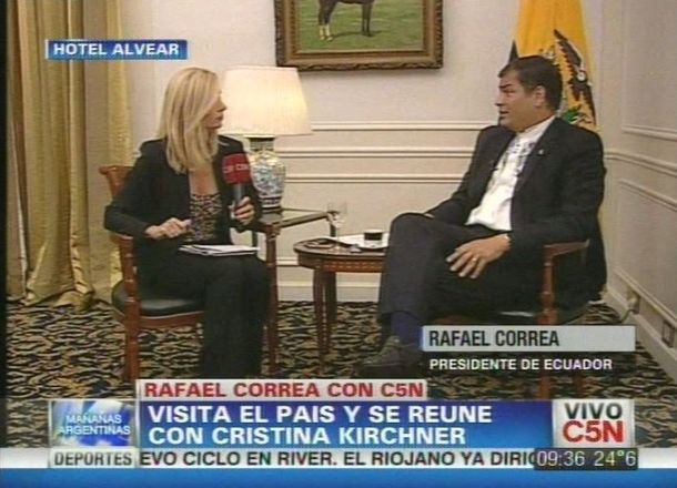 Correa criticó el reclamo de los fondos buitres a la Argentina