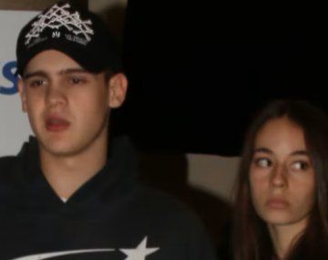 Bautista Vicuña presentó en público a su novia en el estreno de Secreto en la montaña