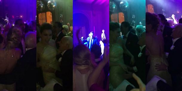 El juez Oyarbide y Sofía Macaggi bailando en la boda de Natalia Fassi