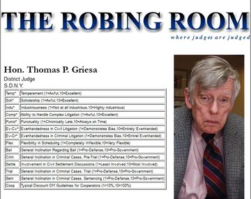 Un portal de abogados de EE.UU. destroza al juez Griesa