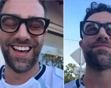 El insólito blooper de Diego Poggi al comprar una camiseta de la Selección Argentina.