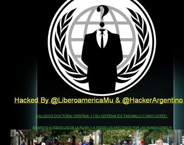 Hackearon el sitio web de Tecnópolis TV