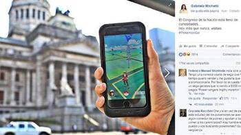 en el dia del #ruidazo, michetti convoco a jugar en el congreso al pokemon go en el dia del #ruidazo, michetti convoco a jugar en el congreso al pokemon go