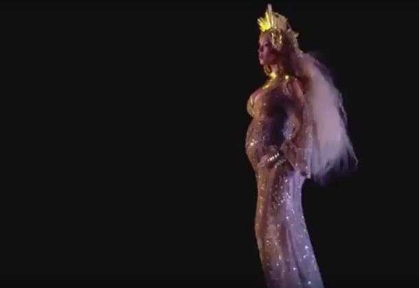 Show de Beyonce embarazadaen los Grammy