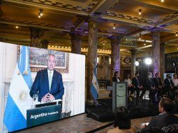 Alberto Fernández destacó que la construcción se ha puesto en marcha