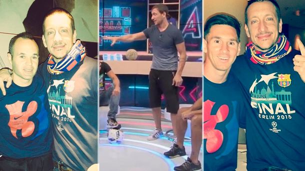 VIDEO: Nico Vázquez llegó a la prensa española por una divertida anécdota con Iniesta