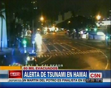Alerta de tsunami en Hawai tras el terremoto en Canadá