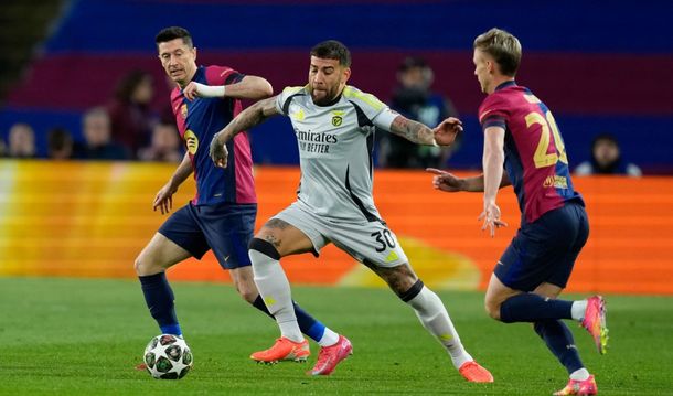 Video: el gol de Nicolás Otamendi para el 1-1 de Benfica ante Barcelona por Champions League