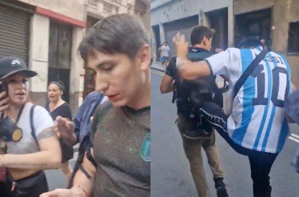 Tensión en el Congreso por un presunto infiltrado: lo sacaron a los golpes